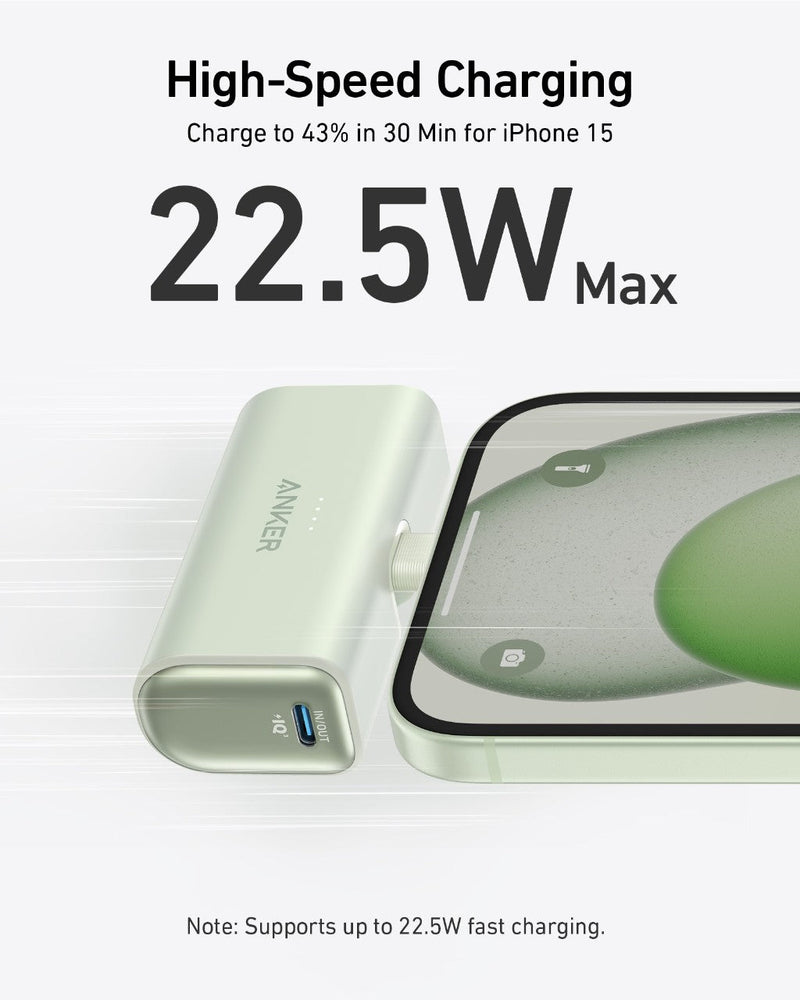 Load image into Gallery viewer, Anker Nano Power Bank (22.5W, Built-In USB-C Connector)
