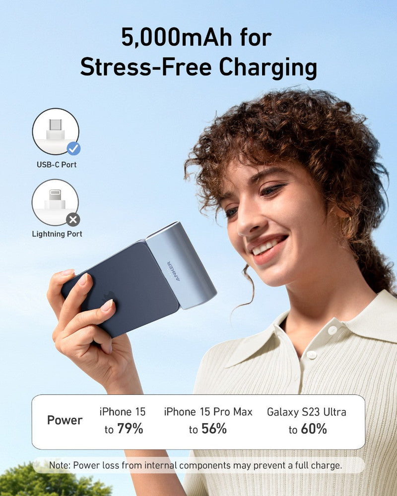 Load image into Gallery viewer, Anker Nano Power Bank (22.5W, Built-In USB-C Connector)
