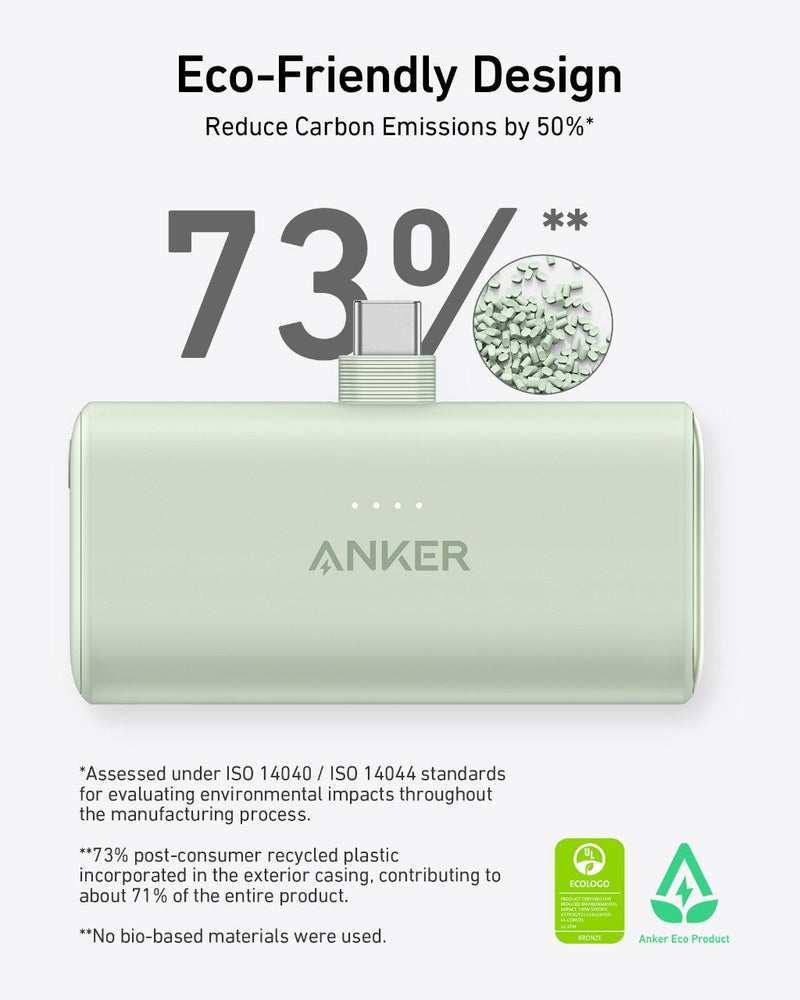 Load image into Gallery viewer, Anker Nano Power Bank (22.5W, Built-In USB-C Connector)
