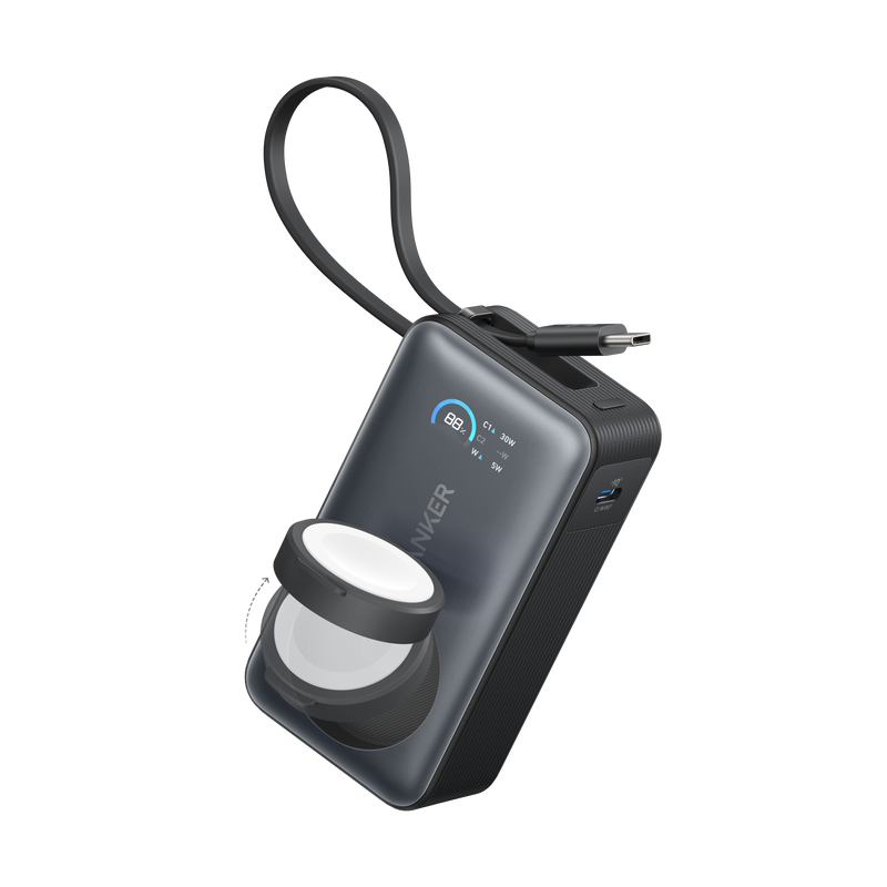 Load image into Gallery viewer, Anker MagGo Power Bank (10K, 35W, For Apple Watch)
