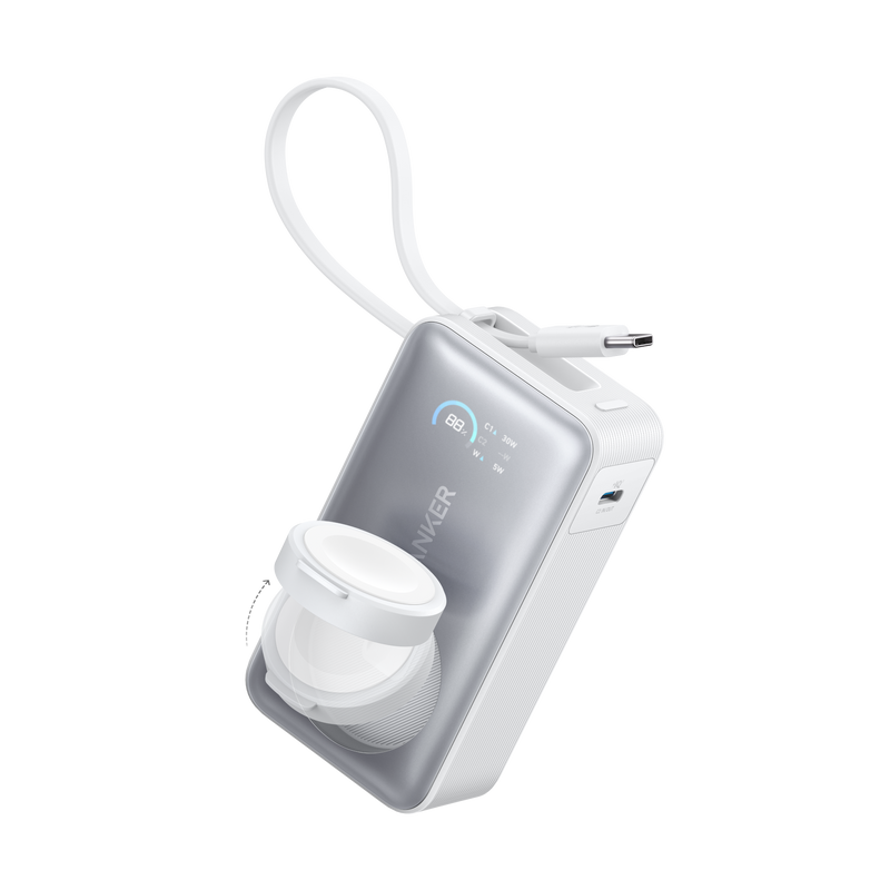 Load image into Gallery viewer, Anker MagGo Power Bank (10K, 35W, For Apple Watch)
