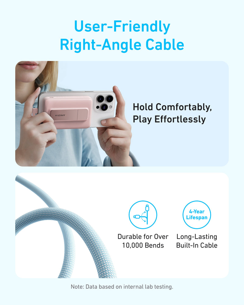 Load image into Gallery viewer, Anker Zolo Magnetic Power Bank (10K, 30W, Built-in USB-C Cable)
