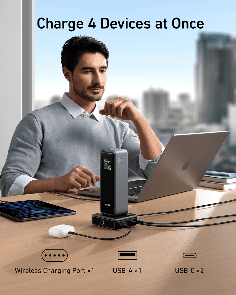 Load image into Gallery viewer, Anker 100W Charging Base for Anker Prime Power Bank
