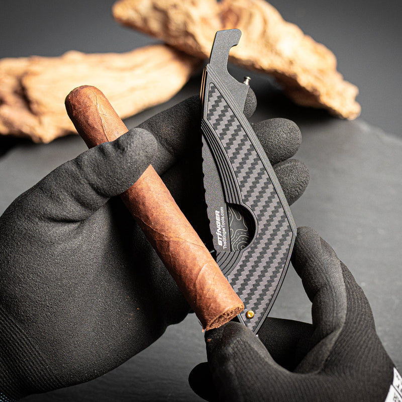 Load image into Gallery viewer, Stinger Topographic Utility Tool / Cigar Trimmer
