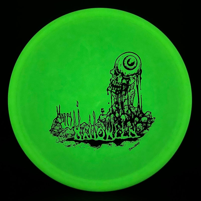 Load image into Gallery viewer, HyzerBomb Glow Tank (1.3) - Halloween Skullboy Stamp

