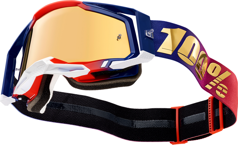 Load image into Gallery viewer, 100% Racecraft 2 Goggles - United - True Gold 50010-00009
