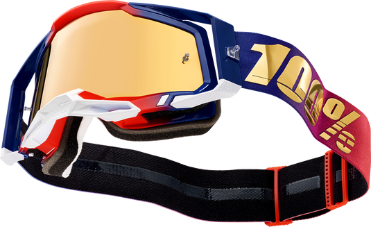 100% Racecraft 2 Goggles - United - True Gold 50010-00009