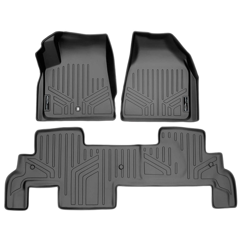 Load image into Gallery viewer, SMARTLINER Custom Fit Floor Liners For Traverse/Enclave/Acadia/Outlook (with 2nd Row Bench Seat)
