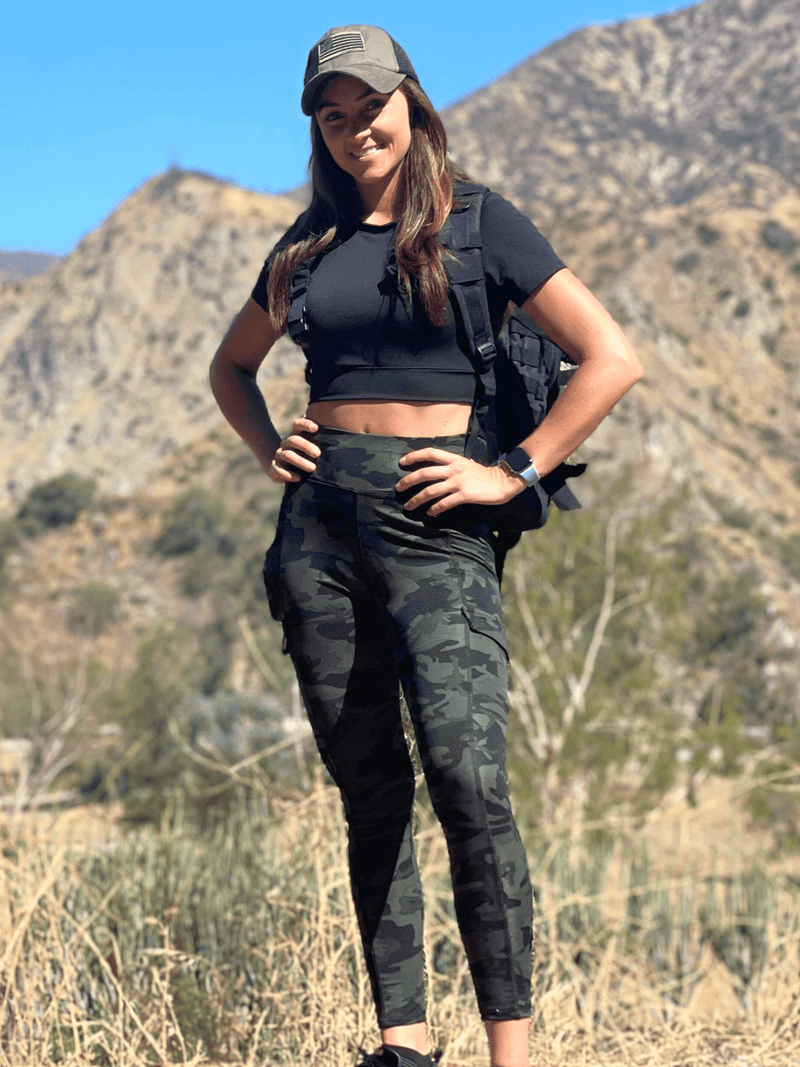Load image into Gallery viewer, JupiterGear High-Waisted Leggings with Side Cargo Pockets
