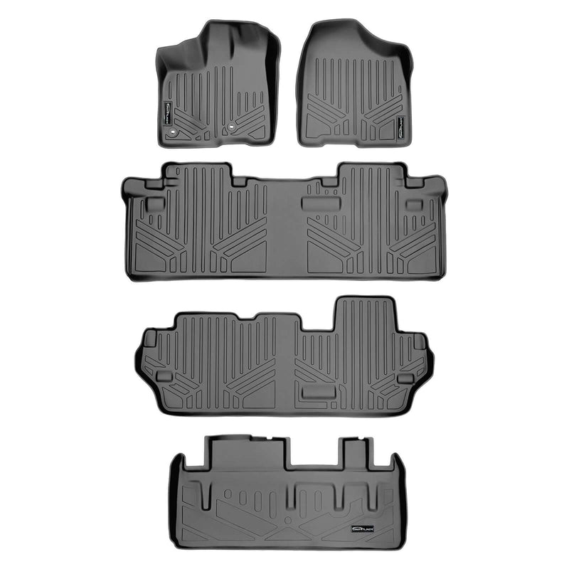 Load image into Gallery viewer, SMARTLINER Custom Fit Floor Liners For 2013-2020 Toyota Sienna (8 Passenger Model)
