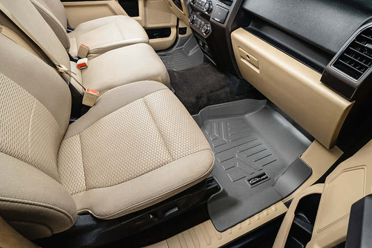 SMARTLINER Custom Fit Floor Liners For 2022-2025 Ford F-150 Lightning Only fits with 2nd Row Bucket seats without under seat fold-flat storage