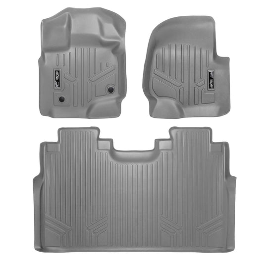 SMARTLINER Custom Fit Floor Liners For 2022-2025 Ford F-150 Lightning Only fits with 2nd Row Bucket seats without under seat fold-flat storage