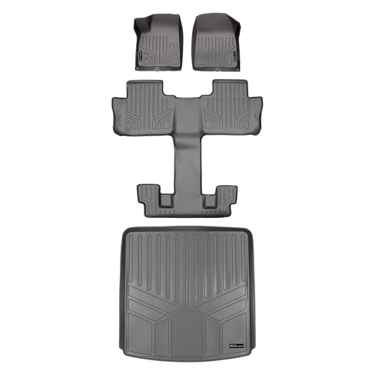 SMARTLINER Custom Fit Floor Liners For Black for 2020-2025 Cadillac XT6