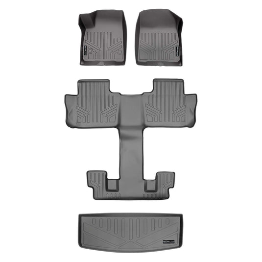 SMARTLINER Custom Fit Floor Liners for 2017-2023 GMC Acadia (6Passenger)