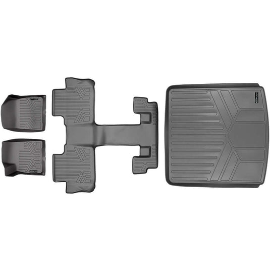 SMARTLINER Custom Fit Floor Liners For 2017-2023 GMC Acadia with 2nd Row Bucket Seats