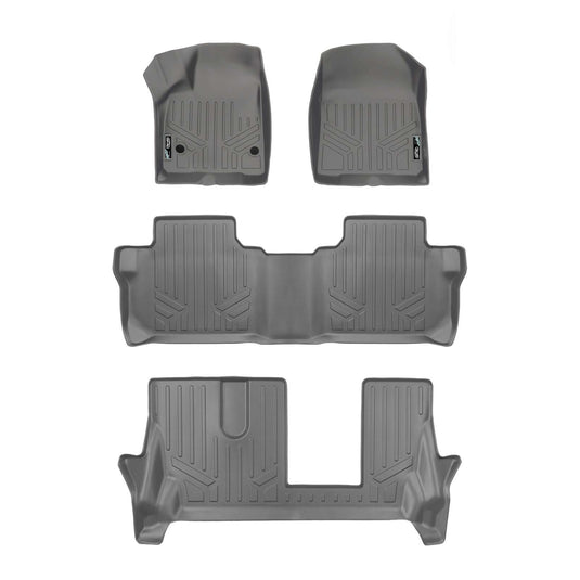 SMARTLINER Custom Fit Floor Liners For 2017-2023 GMC Acadia (7 Passenger)