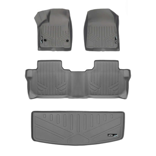 SMARTLINER Custom Fit Floor Liners For 2017-2023 GMC Acadia (7 Passenger)