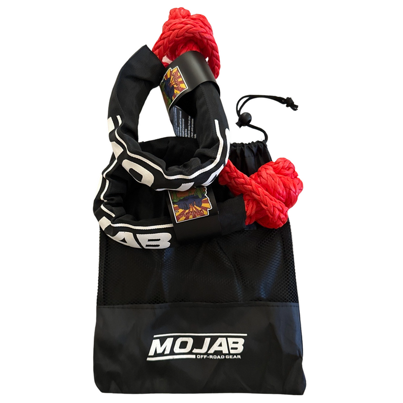 Load image into Gallery viewer, Soft Shackle 1/2&#39;&#39; x 22&#39;&#39; with sleeve and bag (Set of 2 Shackles) (Lifetime Warranty)
