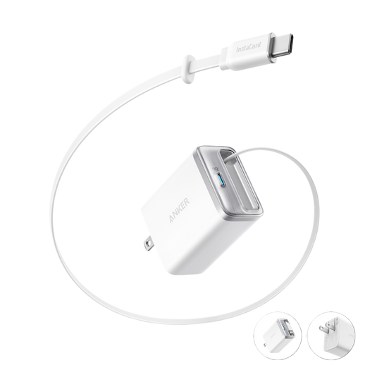 Anker Nano Charger (35W, Built-In Retractable USB-C Cable)