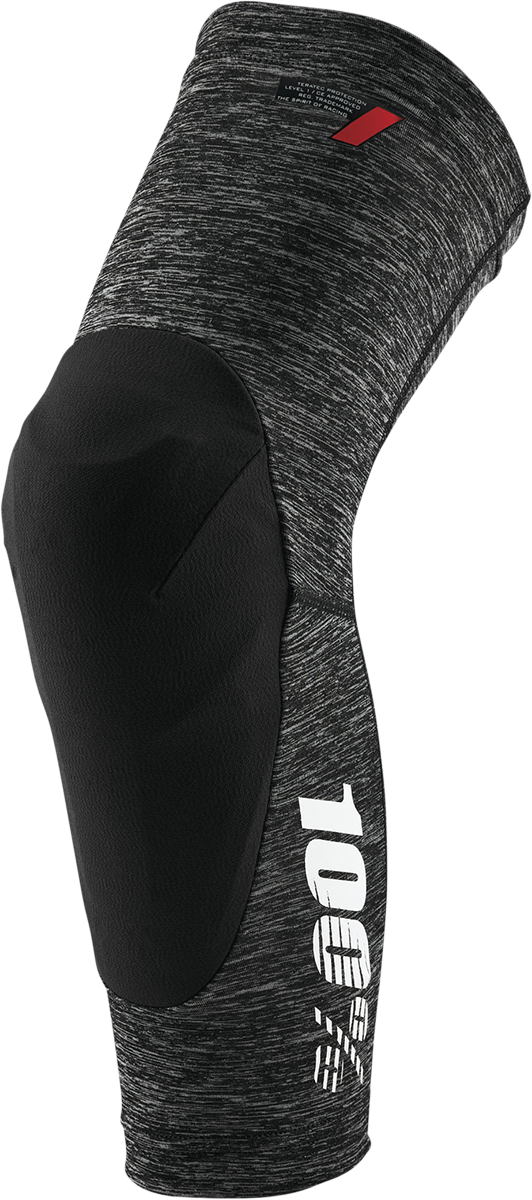 Load image into Gallery viewer, 100% Teratec Knee Guards - Gray/Black - XL 70003-00008
