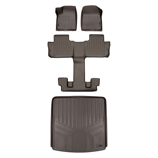 SMARTLINER Custom Fit Floor Liners For Black for 2020-2025 Cadillac XT6