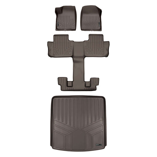 SMARTLINER Custom Fit Floor Liners for 2017-2023 GMC Acadia (6Passenger)