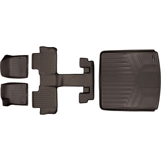 SMARTLINER Custom Fit Floor Liners For 2017-2023 GMC Acadia with 2nd Row Bucket Seats