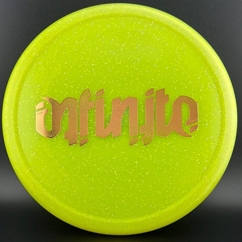 Load image into Gallery viewer, Metal Flake Glow C-Blend Glyph (First Run) - Ambigram
