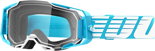 100% Armega Goggles - Oversized Sky - Clear 50004-00010