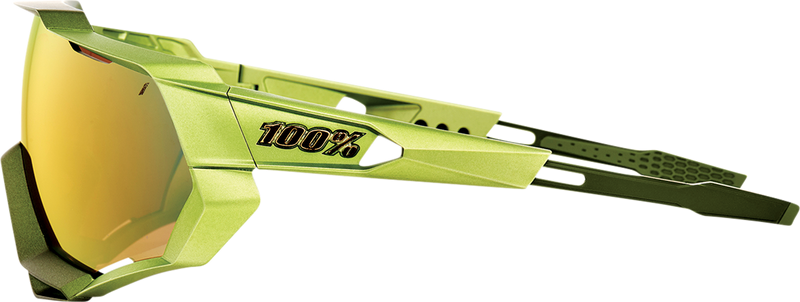 Load image into Gallery viewer, 100% Speedtrap Sunglasses - Viperidae - Bronze Mirror Lens 61023-389-80
