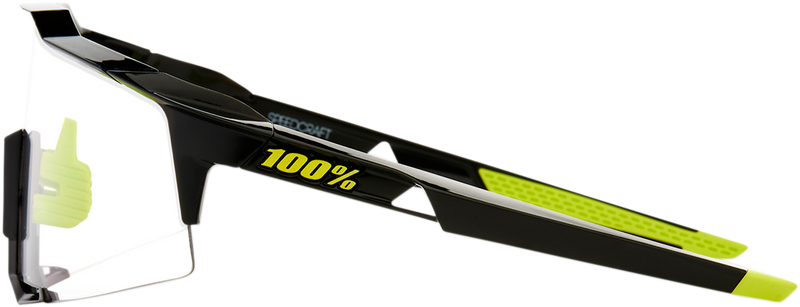 Load image into Gallery viewer, 100% Speedcraft Sunglasses - Black - Photochromic 60007-00011
