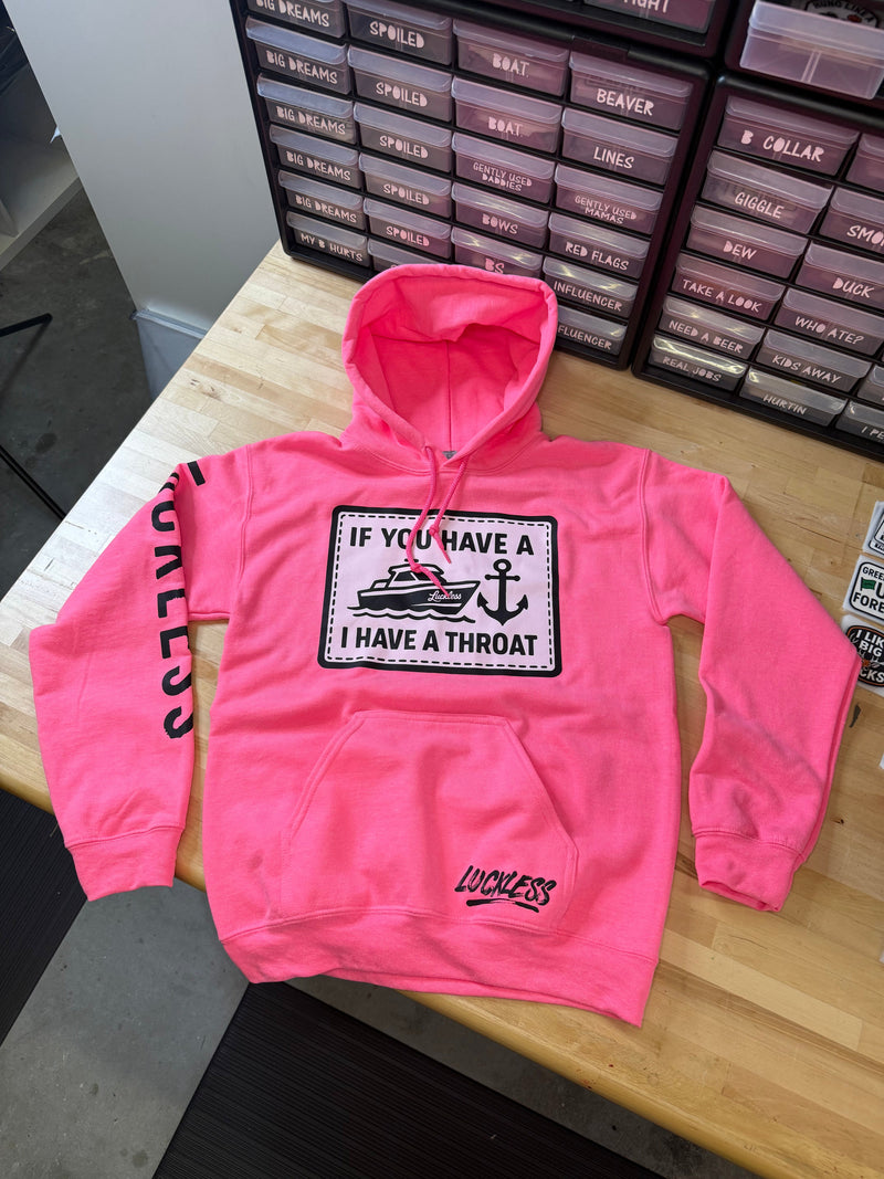 Load image into Gallery viewer, Boat Throat Hoodie
