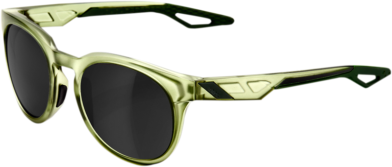 Load image into Gallery viewer, 100% Campo Sunglasses - Olive - Black Mirror 61026-296-61
