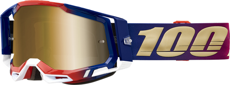 Load image into Gallery viewer, 100% Racecraft 2 Goggles - United - True Gold 50010-00009
