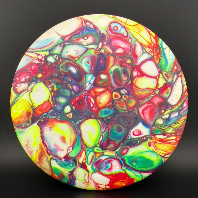 Load image into Gallery viewer, White ESP Luna - Greazy Dyed - Bottom Stamp
