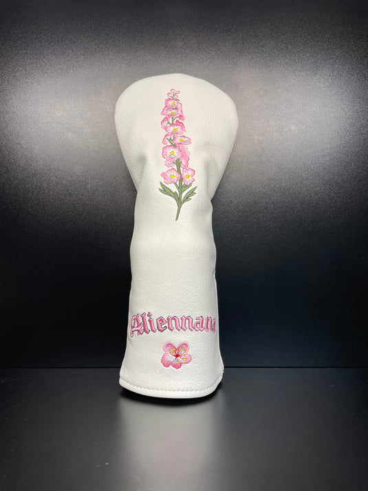 Pink Snapdragon Flower Headcover