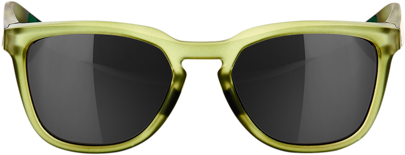 Load image into Gallery viewer, 100% Hudson Sunglasses - Olive - Black Mirror 61028-296-61
