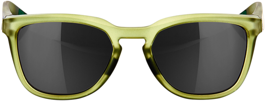 100% Hudson Sunglasses - Olive - Black Mirror 61028-296-61