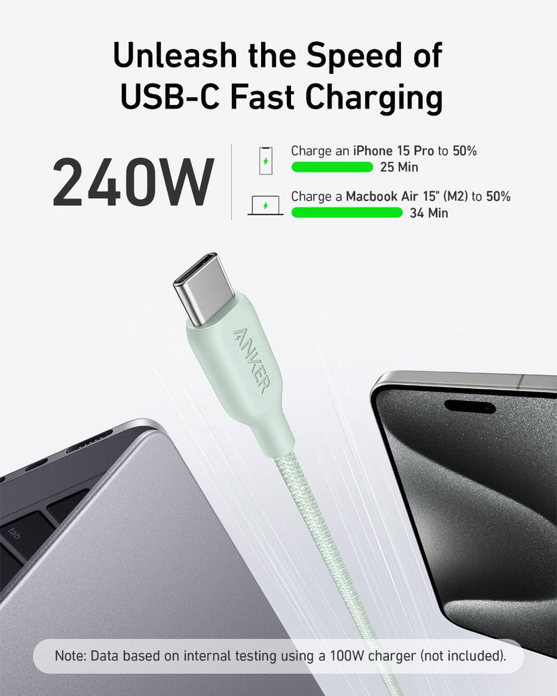 Load image into Gallery viewer, Anker <b>543</b> USB-C to USB-C Cable (Bio-Braided)
