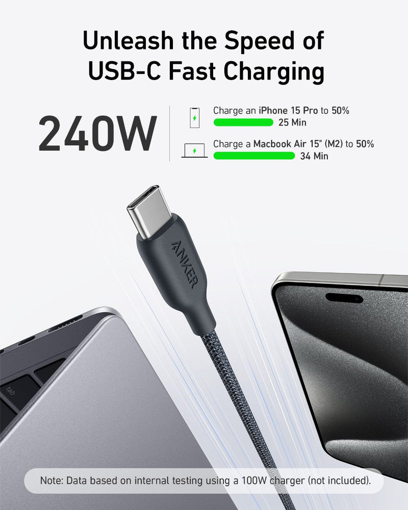 Load image into Gallery viewer, Anker <b>543</b> USB-C to USB-C Cable (Bio-Braided)
