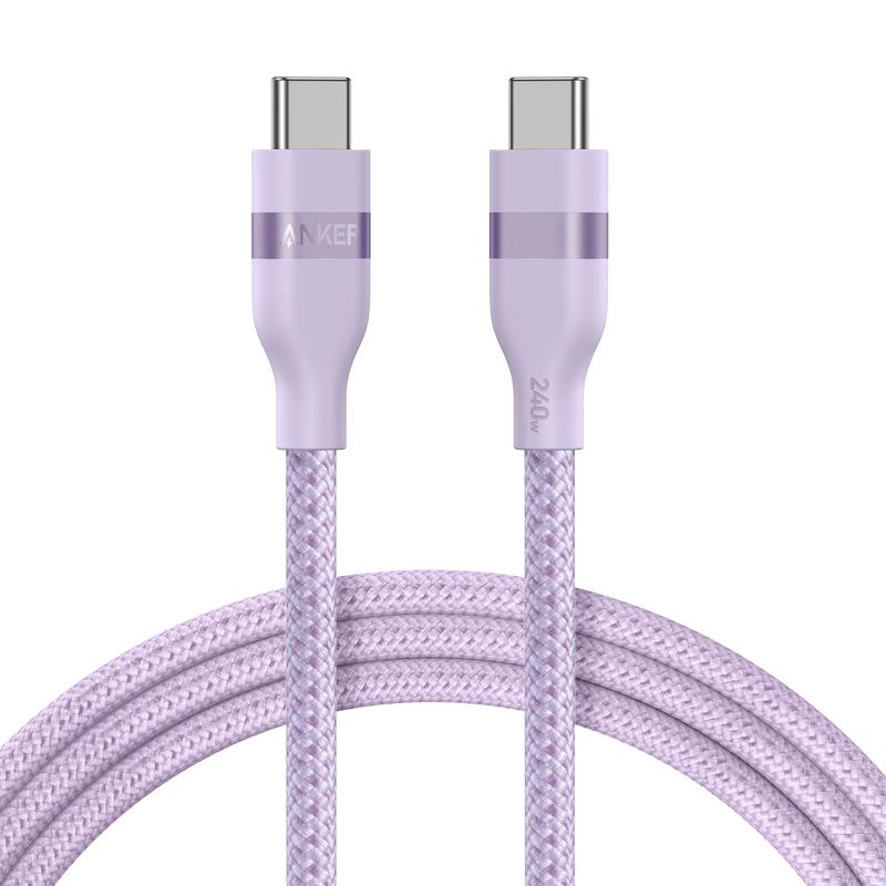 Load image into Gallery viewer, Anker USB-C to USB-C Cable (3 ft / 6 ft, 240W, Upcycled-Braided)

