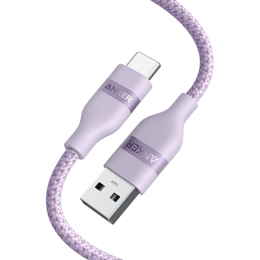 Anker USB-A to USB-C Cable (3 ft / 6 ft, Upcycled-Braided)