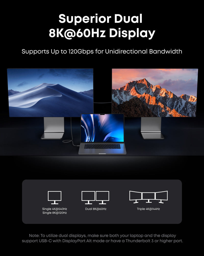 Load image into Gallery viewer, Anker Prime Thunderbolt 5 Cable (3.3 ft / 1.7 ft, 80 Gbps, 240W)
