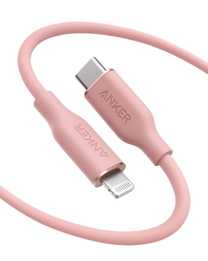 Load image into Gallery viewer, Anker <b>641</b> USB-C to Lightning Cable (Flow, 3 ft Silicone)
