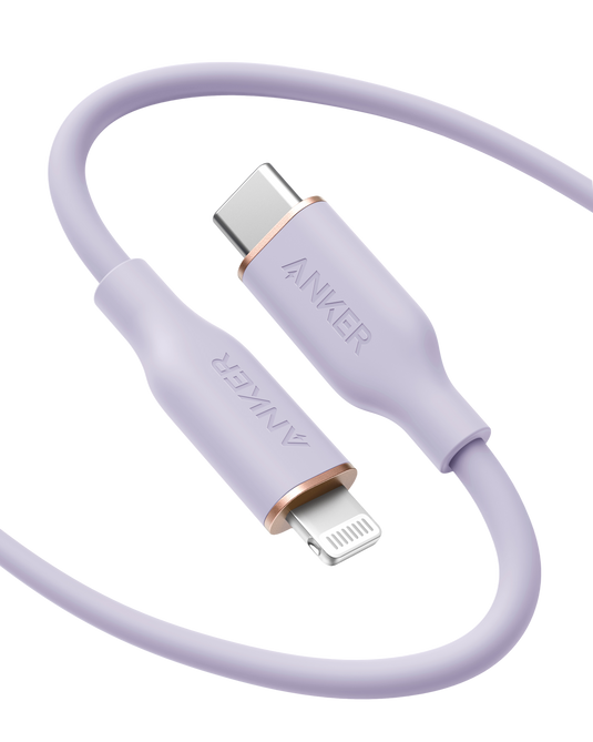 Anker <b>641</b> USB-C to Lightning Cable (Flow, Silicone)