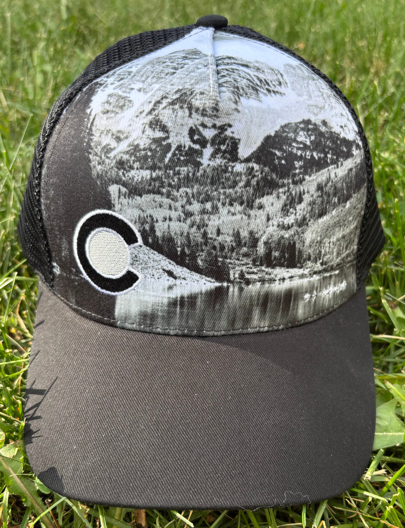 Load image into Gallery viewer, Maroon Bells Snapback Trucker Hat
