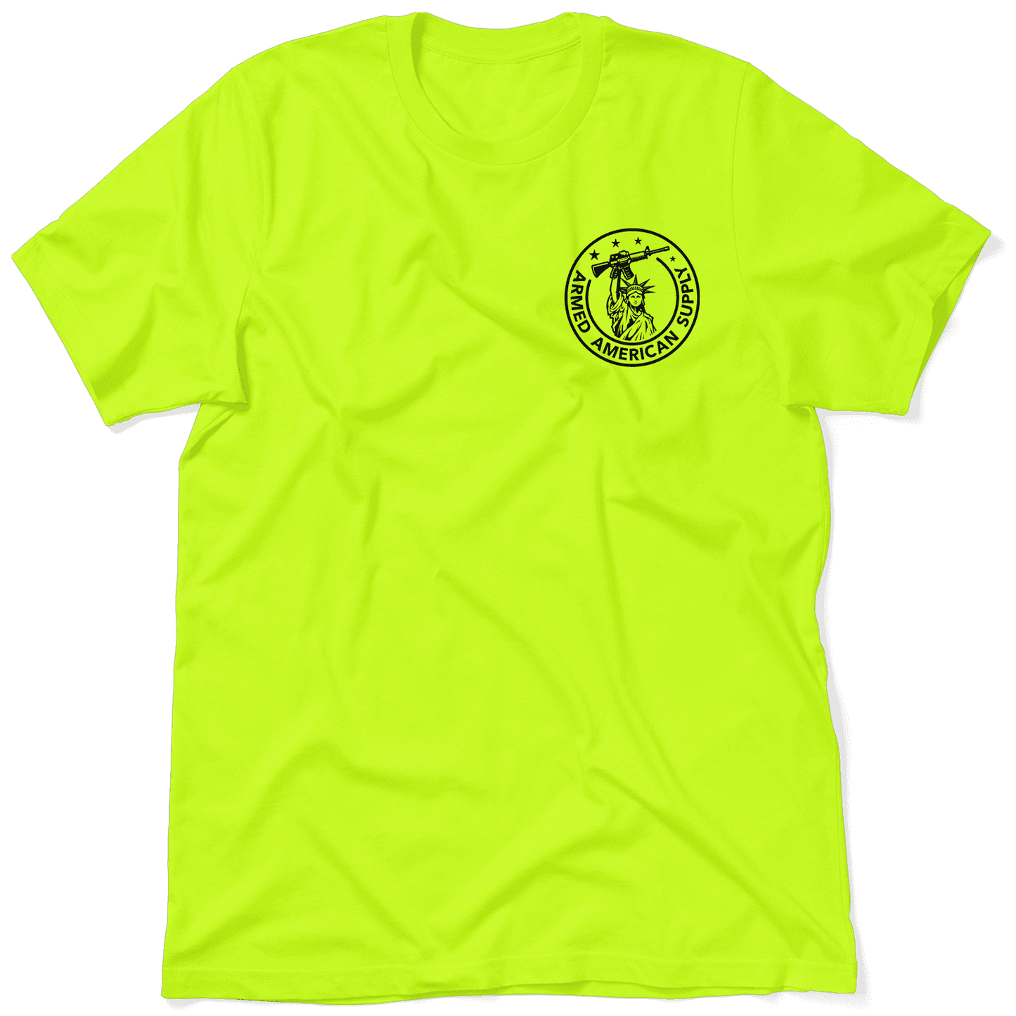 Happier Than You - Safety Yellow T-Shirt - Skoutley Outdoors LLC