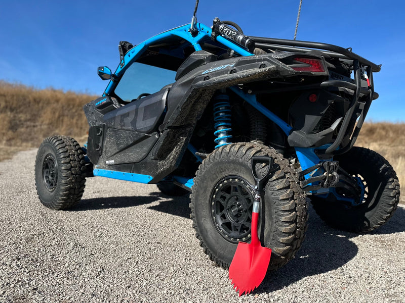 Load image into Gallery viewer, Krazy Beaver Mini Shovel  with guard(Textured Red Head / Black Handle # 45642)
