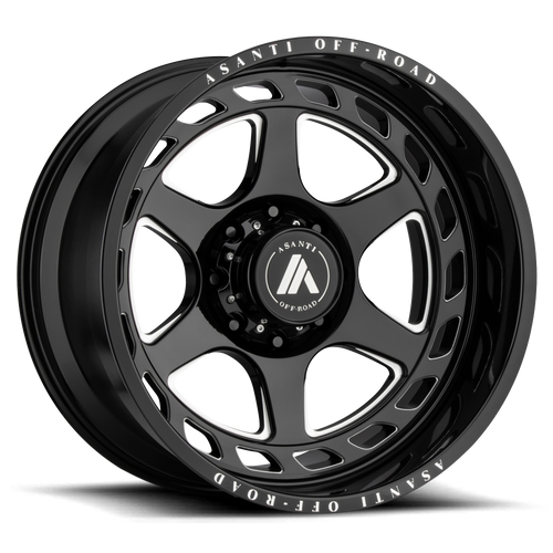 Asanti Off Road Ab816 Anvil Gloss Black Milled