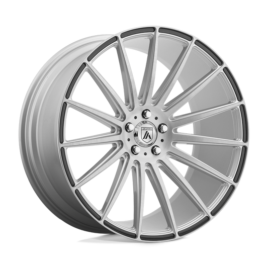 Asanti Black Abl 14 Polaris Brushed Silver Carbon Fiber Insert